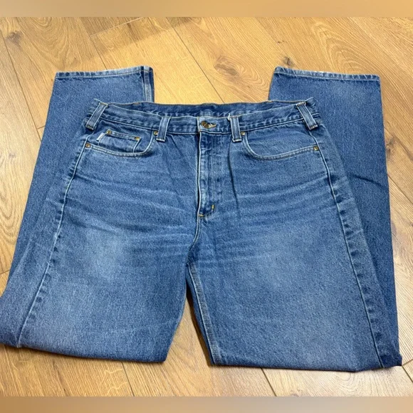 Carhartt Classic Straight Leg Fit Denim Heavy Duty Pants Men’s 38” B480-DVB - Picture 3 of 8